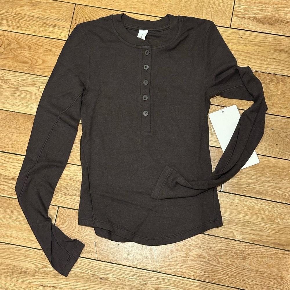 NWT- Lululemon Hold Tight Long Sleeve Henley